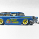 Illustration for article titled CUSTOM! Slammed 55 Nomad! Flush inspired....